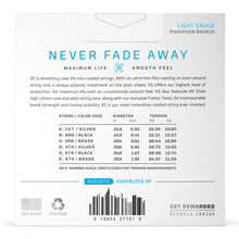 Carregar imagem no visualizador da galeria, Encordoamento Violão Revestido 12-53 (3 Jogos) D Addario XS