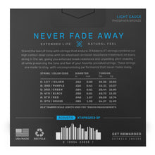 Carregar imagem no visualizador da galeria, Encordoamento Violão Aço Revestido 12 (3 Jogos) D Addario XT