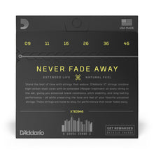 Carregar imagem no visualizador da galeria, Encordoamento Guitarra Revestido 09-46 D Addario XTE0946