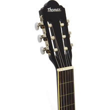 Carregar imagem no visualizador da galeria, Violão Acústico De Nylon Para Destros Com Tensor Tcg 390 Preto Thomaz