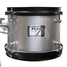 Carregar imagem no visualizador da galeria, Bateria Acústica Infantil Junior 2t Prata Com Banco New York