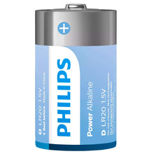 Carregar imagem no visualizador da galeria, 2 Pilhas Alcalinas D Philips