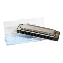 Carregar imagem no visualizador da galeria, Gaita Diatônica Spring Sg20c Com Estojo Tom Dó Maior