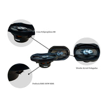 Carregar imagem no visualizador da galeria, Kit Falante Quadriaxial 6x9 Pol 200w 4r Cz Leson