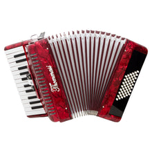 Carregar imagem no visualizador da galeria, Acordeon 48 Baixos 26 Teclas Ta 4803 Vermelho Thommasi