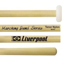 Carregar imagem no visualizador da galeria, Baqueta Quadriton/Quintoton Calo Alumínio Marching Band Series Tenor Nylon Marfim Liverpool