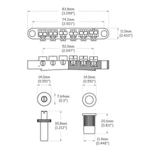 Carregar imagem no visualizador da galeria, Ponte Guitarra Les Paul Dourada Spirit LP17BRD-GD/LTZC-GD
