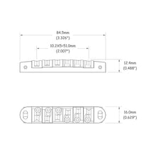 Carregar imagem no visualizador da galeria, Ponte Guitarra Les Paul Cromada Spirit BSB-CR/LTZC-TAIL-CR
