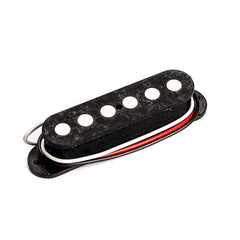 Captador Para Guitarra Single Alnico 5 Preto Spirit KS6-M-BK