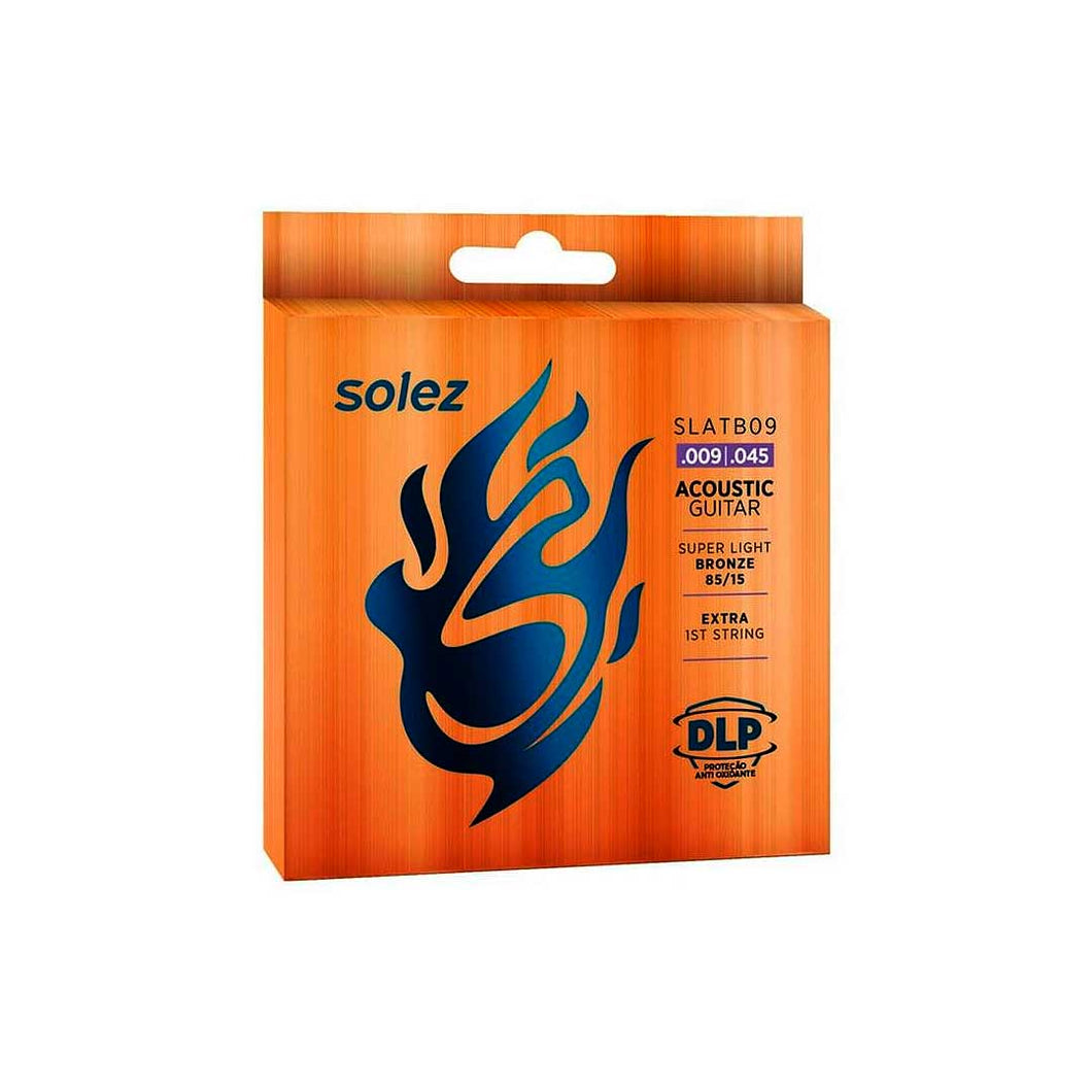 Jogo De Cordas P/violão Bronze 85/15 Solez 0.009