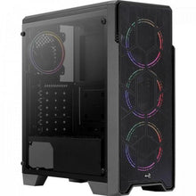 Carregar imagem no visualizador da galeria, Gabinete Gamer Aerocool Ore Saturn Preto RGB Lateral Acrílico
