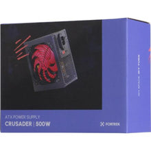 Carregar imagem no visualizador da galeria, Fonte Gamer ATX Fortrek Crusader 500W Preta
