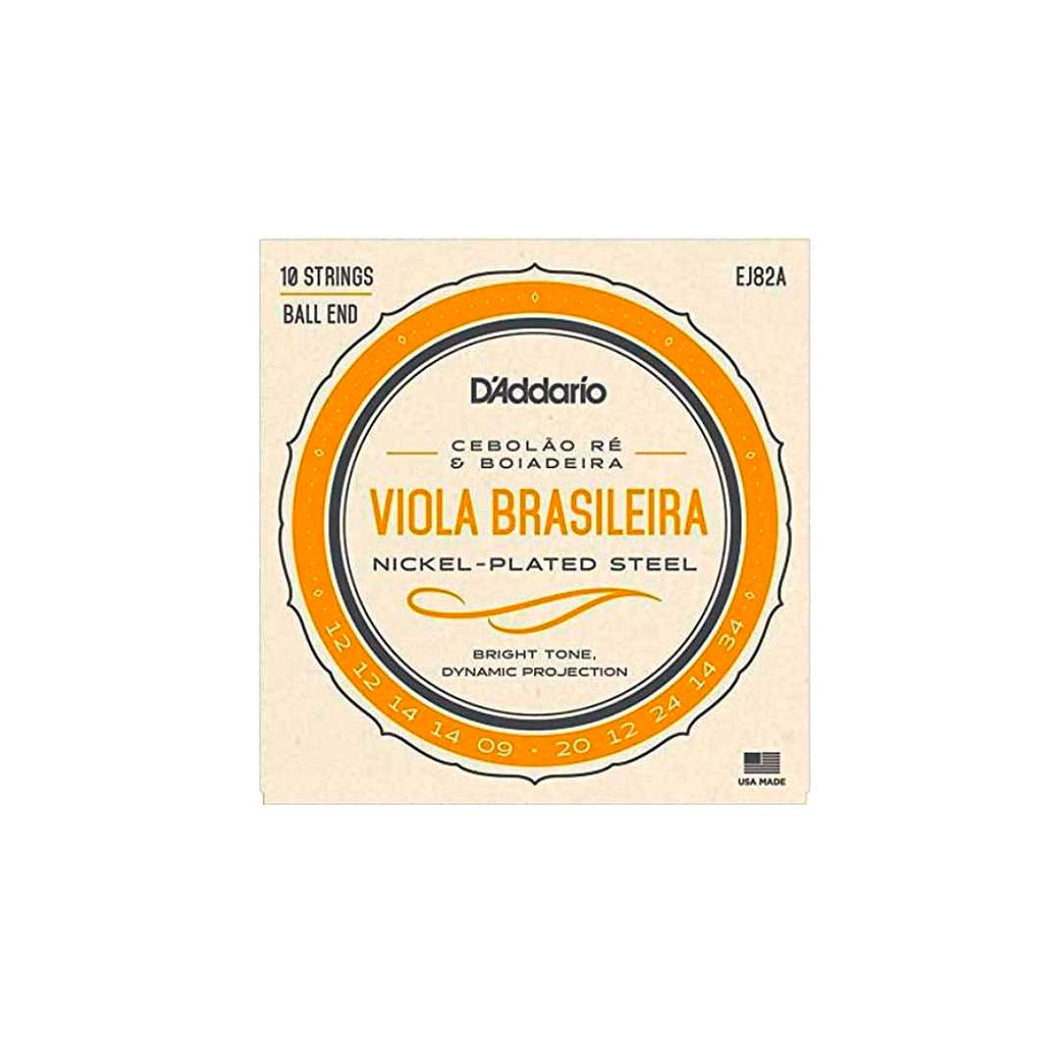 Cordas Para Viola Brasileira Ré D Addario Ej82