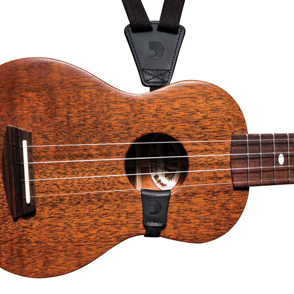 Correia Para Ukulele Eco-Comfort Preta D Addario 19UKE00