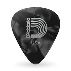 Palheta Celulóide Preta Perolada Pesada D Addario 1CBKP6-10