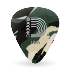 Palheta Celulóide Camuflada .50mm Leve D Addario 1CCF2-10