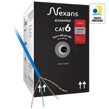 Carregar imagem no visualizador da galeria, Cabo de Rede CAT.6+ CM 305m Azul Nexans - CX / 305
