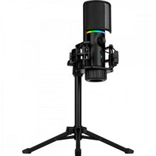 Carregar imagem no visualizador da galeria, Microfone Gamer Streamplify Mic Tripod Com Tripé Preto RGB
