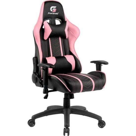 Cadeira Gamer Fortrek Black Hawk Preta/Rosa
