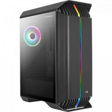 Carregar imagem no visualizador da galeria, Gabinete Gamer Aerocool Gladiator Preto RGB Lateral Vidro
