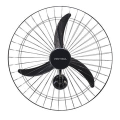 Ventilador de Parede Ventisol New Premium 60cm Preto 127v