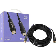 Carregar imagem no visualizador da galeria, Cabo HDMI Fibra Óptica 4k FK 782C 20m Fortrek
