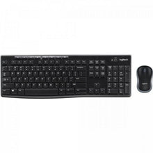 Carregar imagem no visualizador da galeria, Kit Teclado e Mouse Logitech MK270 Sem Fio Preto
