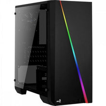Carregar imagem no visualizador da galeria, Gabinete Gamer Aerocool Mini Cylon Preto RGB Lateral Acrílico
