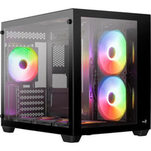 Carregar imagem no visualizador da galeria, Gabinete Gamer Aerocool Dryft Preto Com 6 fans ARGB Lateral Vidro
