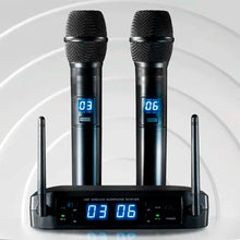 Carregar imagem no visualizador da galeria, Microfone Sem Fio Ls916 Digital Multifrequencia Leson
