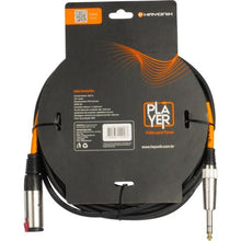 Carregar imagem no visualizador da galeria, Cabo Extensor Player P10 (F) x P10 (M) 10m Preto Hayonik
