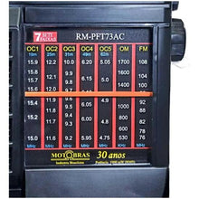 Carregar imagem no visualizador da galeria, Rádio Portátil Motobras RM-PFT73AC 7 Faixas Preto

