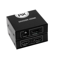 Carregar imagem no visualizador da galeria, Divisor HDMI 1.3 1 Entrada X 2 Saídas Preto PIX
