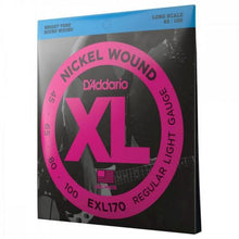 Carregar imagem no visualizador da galeria, Encordoamento Baixo 4 Cordas .045-.100 XL Nickel EXL170 D Addario
