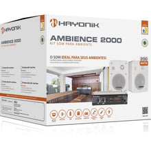 Carregar imagem no visualizador da galeria, Kit de Som Para Ambiente Hayonik Ambience 2000 OD V2 Branco
