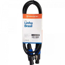 Carregar imagem no visualizador da galeria, Cabo SPEAKON (Macho X Macho) PP 1,5Mts Linha Brasil HAYONIK
