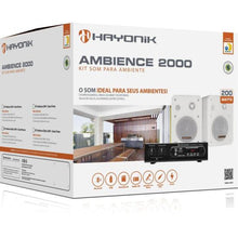 Carregar imagem no visualizador da galeria, Kit Som para Ambiente Hayonik Ambience 2000 V2 Branco

