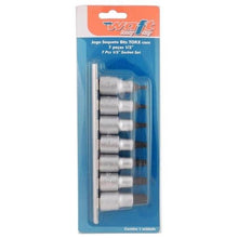 Carregar imagem no visualizador da galeria, Jogo de Chave Soquete Hexalobular 1/2&quot; Com 7 peças Waft
