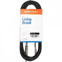 Carregar imagem no visualizador da galeria, Cabo de Áudio Linha Brasil P2 Estéreo X 1 P10 Mono 1,8m Preto HAYONIK

