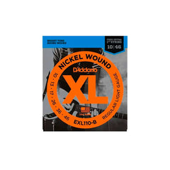 Cordas Para Guitarra D Addario Xl Nickel Wound Exl110-b .010-.046 Com Corda Extra Pl010