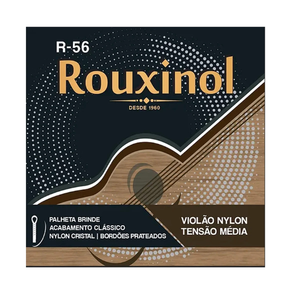 Encordoamento Rouxinol para Violão Náilon 6 cordas R56