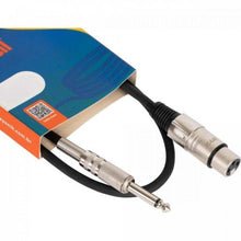 Carregar imagem no visualizador da galeria, Cabo para Microfone Linha BRASIL XLR(F) X P10 1M Preto HAYONIK
