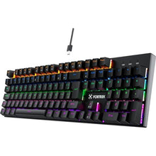 Carregar imagem no visualizador da galeria, Teclado Gamer Mecânico Fortrek Gravity 100 Fullsized Preto
