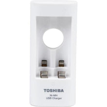 Carregar imagem no visualizador da galeria, Carregador de Pilha USB TNHC-6GME4 CB (C/4 Pilhas AA 2000 MAh) Toshiba
