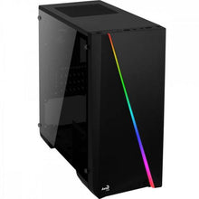 Carregar imagem no visualizador da galeria, Gabinete Gamer Aerocool Mini Cylon Preto RGB Lateral Acrílico
