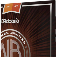 Carregar imagem no visualizador da galeria, Encordoamento Violão Aço .010-.047 Nickel Bronze NB1047 D Addario
