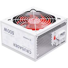 Carregar imagem no visualizador da galeria, Fonte Gamer ATX Fortrek Crusader 500W Branca
