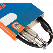 Carregar imagem no visualizador da galeria, Cabo de Áudio Linha Brasil P2 Estéreo X 2 P10 Mono 1,5m Preto HAYONIK
