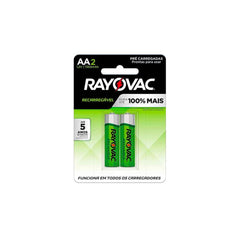 Pilha Rec Eco Rayovac Aa2  Cart 2 Sm-24