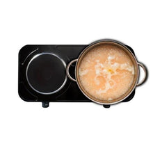 Carregar imagem no visualizador da galeria, Fogão Elétrico De Mesa Agratto FMP-02 2 Pratos Preto 220v
